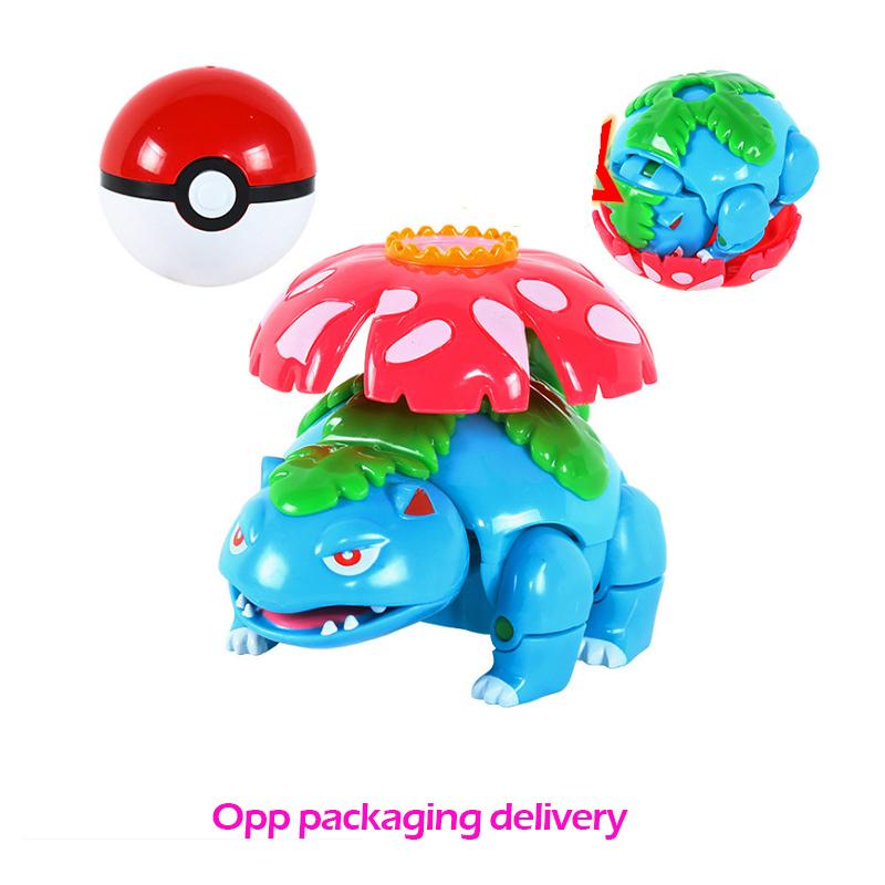 18 stilių Pokémon figūrėlės žaislai elfai Monstrai Kamuolio figūrėlė Pikachu Gengar Pokeball Dragonite Snorlax Pokeball Veiksmų figūrėlės dovana