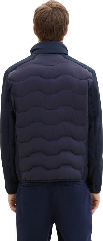 Демисезонная куртка Tom Tailor Hybrid Jacke mit Stehkragen (1042487) sky captain blue