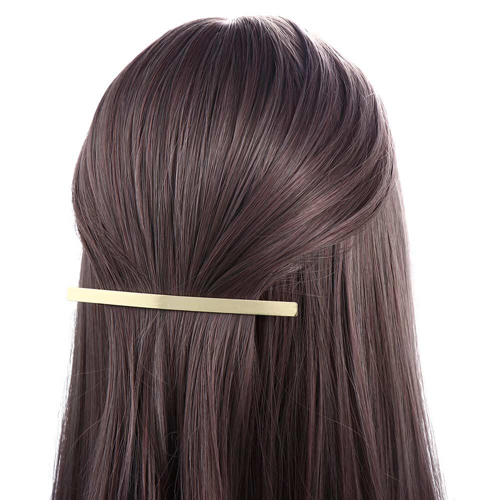 Temperament Metal Spring Clip Side Clip Hair Wear Korean Style Hair Wear Simple Hair Clip Irregular Women Hair Accessories