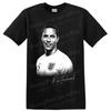 Rio Ferdinand Soccer T Shirt England National Team Portrait Fan Graphic Icon Tee