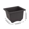 Bonsai Pots For Succulents Bonsai Vase Rectangle Plant Pots For Plants Outdoor Garden Pot Flowerpots Tray Garden Supplies