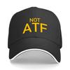 Not ATF  Gun Meme BATFE Gun Rights Baseball Cap Hat Men Fun Hats Unique Hats Sunhat Womens Beach Visor Mens