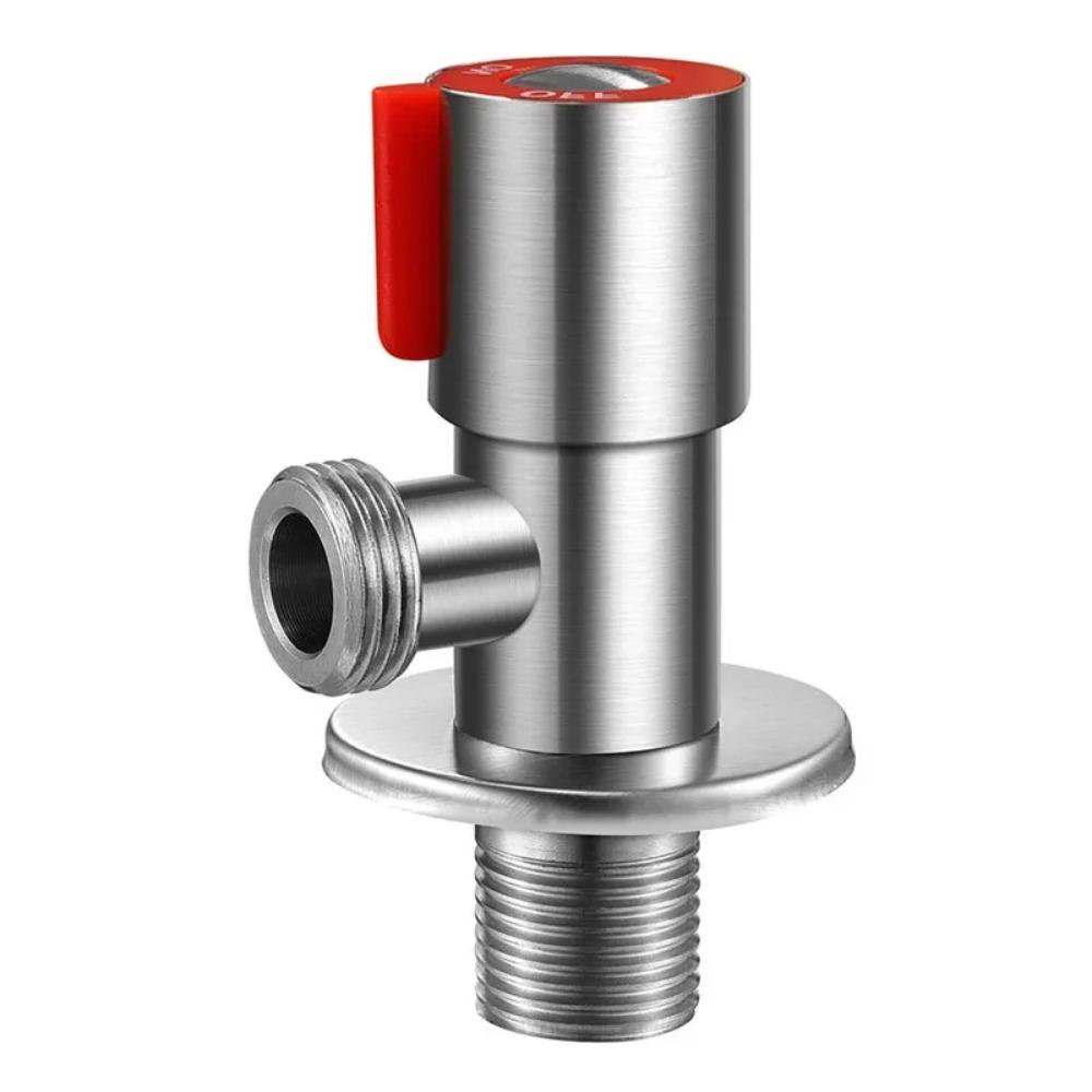Heavy Duty Brass Angle Valve G1/2 Inch Water Stop Control for Toilet Bidet Washing Machine Heater Sink Universal Supply Fitting