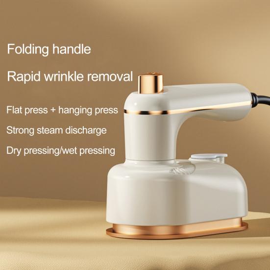 Yousheng Portable Handheld Travel Steam Iron Foldable Fast Heating Electric Heat Press Garment Small Hanging Ironing Machine for Dormitory Clothes