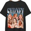 Sydney Sweeney, T-shirt Sydney Sweeney, T-shirt Vintage Sydney Sweeney, T-shirts pour Fans de Sydney Sweeney, Films de Sydney Sweeney, T-shirt Cadeau Sydney Sweeney