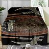1PC Custom Name Axe Shield Outdooor Flannel Blankets Throw Blanket All-Season Throw Gift Bedspread for Couch, Bed, Camping Holiday Birthda