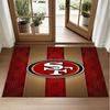 Dizajn San Francisco 49ers Křišťálový zamatový koberec Mäkká dekoratívna podložka do spálne Vstup