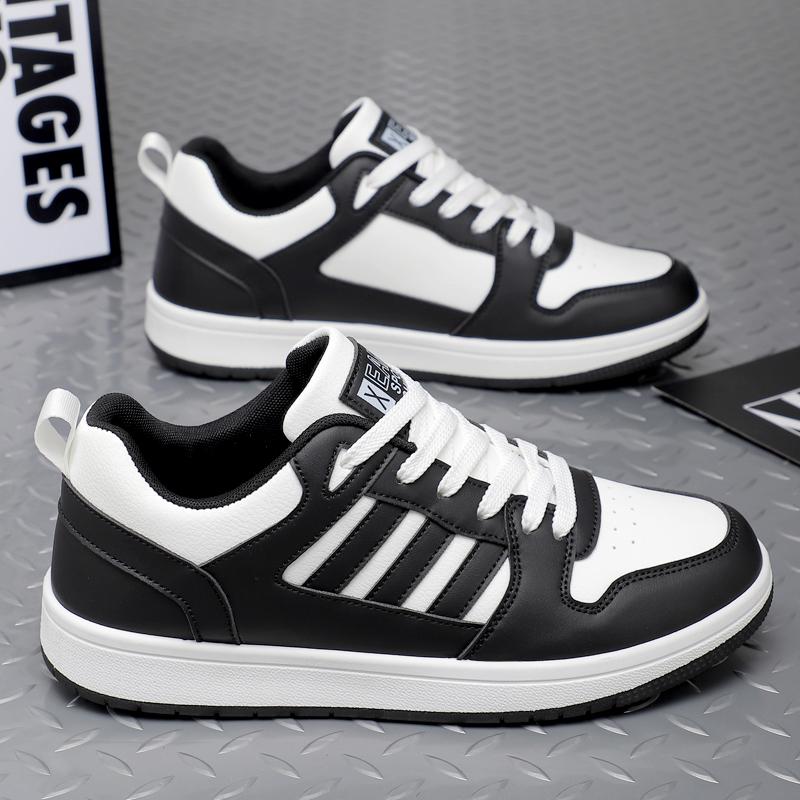 Nya herrars klassiska mode låga tjock sula skateboard skor bekväma mjuka sula basket sneakers