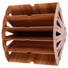 Wooden MultiSlot Storage Rack   Supplies Desktop File   for  (Black )