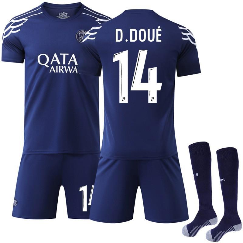 2024-25 Baolan Nr. 7 Mbabpe 10 Dembele Voetbalshirt Set 30 Parijs Drie Uitwedstrijden