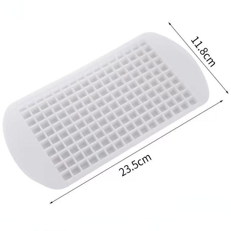 Moule à glaçons en silicone 160 grilles, moule à glaçons, moule à glaçons, moule à grille de glace, mini glaçons, petit moule carré, moule à glaçons