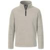 Men's European-Size Versatile Fleece Hoodie - Stand Collar, Half Zip, Long Sleeve, Autumn/Winter