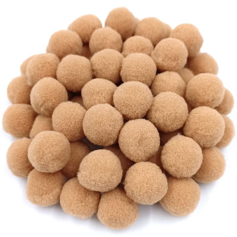 Soft 18/25mm Jewelry Accessories Kids Toy Multicolor Sewing Craft Fluffy Ball Plush Ball DIY Handmade Material Clothing Decoration Pompom Accessories