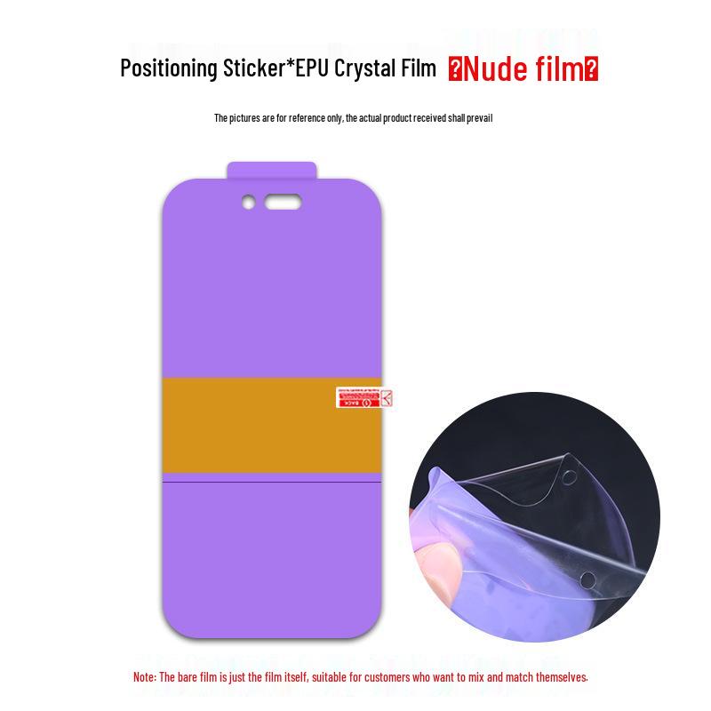 Compatible with vivo X300 Pro: HD TPU Hydrogel Film & Crystal EPU Repair Film