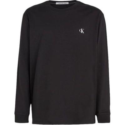 Logo Lettre Pull Col Rond T-Shirt Manches Longues Homme Hauts Noir J30J324029-BEH