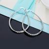 Exquisite and Creative Large Hoop Earrings for Women Party Wedding Ladies Luxury Jewelry Holiday Gifts