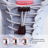 Stevige elastische schoenveters voor sneakers en tennis, met sluiting zonder strikjes, ronde rubberen bandjes voor volwassenen en kinderen, schoenaccessoires.