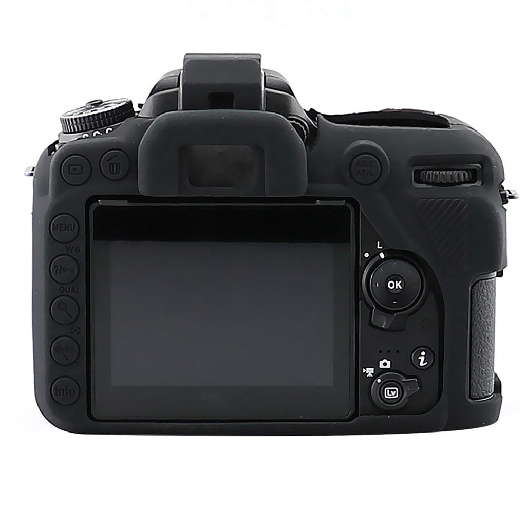 For Nikon D7500 Camera Case Cover Soft Silicone Cover Protective Black