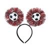 Weicher Filz Fußball Brille Lametta Fransen Kunststoff Bügel Fußball Party Stirnband Kopfbedeckung Jubel Foto Booth Requisite