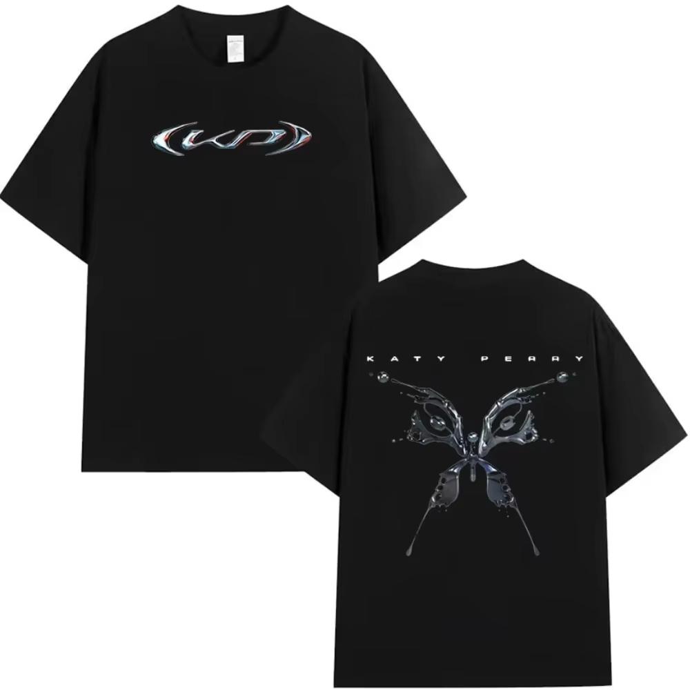 2026 New Katy Perry World Tour Album Men Women Retro Fashion Cotton Short Sleeve T-shirts Hip Hop Harajuku Oversized T-shirt