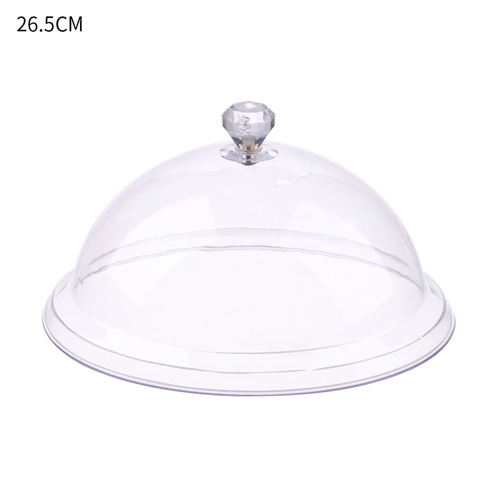 Cake Plate Bread Fruit Display Holder Creative Acrylic Tempered Plastic Food Cover Dust Cover Round Dish Cover Party Decoration