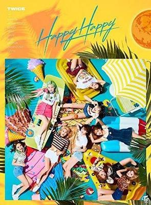 CD TWICE - HAPPY HAPPY (First Press Limited Ed WPZL316156 Warner Music Ja 2019 Japan K-Pop Used