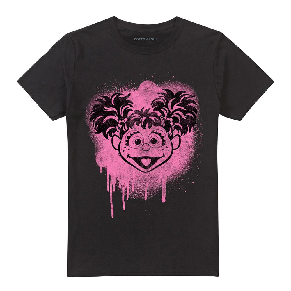 Sesame Street Unisex Adult Abby Cadabby Graffiti T-Shirt
