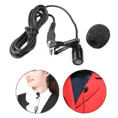 Professional Lavalier Lapel Microphone for Improved Sound Quality Lavalier Clip On Microphone with 3.5mm Connector