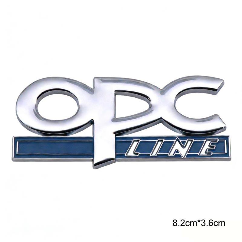 3D Metal OPC Line Car Sticker For Opel, Buick, New Regal Car Modification Parts
