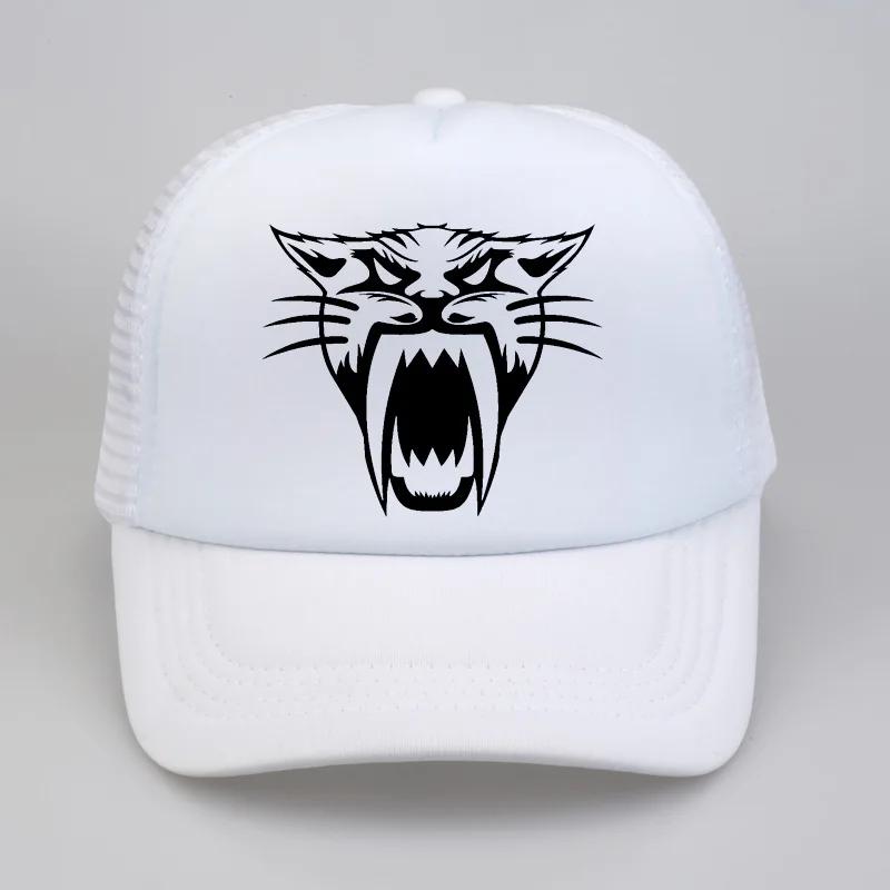 Arctic cat Keps utomhus casual vandringshatt Strandutflykt unisex nät Justerbar Snapback-keps mode nätvisir kepsar