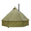 2-4 People Tipi Hot Tent with Stove Jack Camping Pyramid Teepee Tent for Camping Backpacking
