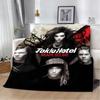 Tokio Hotel Rock Band Bill Kaulitz Printed Blanket Picnic Blankets Warm Blanket Soft and Comfortable Blanket Home Travel Gift
