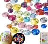 DIY Crafts Pack of 325 Pcs, Mixed Sizes Random, As Image Flatback Rhinest (Pack of 325 Pcs, Mixed Sizes Random)