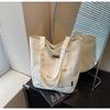 Geborduurde canvas tas dames grote capaciteit nieuwe zomer veelzijdige casual schoudertas student tote bag