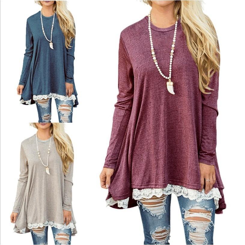 Premium Quality Damen Frhling Minikleid Casual Pullover Dress For Effortless Style