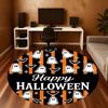 1pc Happy Halloween Round Chair mat Area Rug - Non-Slip, Floor Mat for Office, Bedroom, home decor Christmas Gift-1002352
