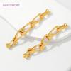 18K Gold Plated Brass Connectors Clasps,Fasteners For Bracelet Accessories,Clasp For Jewelry,DIY Necklace Making Supplies