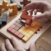 Heart Building Blocks Puzzle Blocks Wooden 3D Tetris Block Puzzle Building Blocks Cube Educational Toy Colorful Dementia Brain Training [MIND BLOCKS]