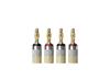 Audio-Technica AT6302a Banana Plugs, Rear Connection, Gold Plated, with Protective Tube