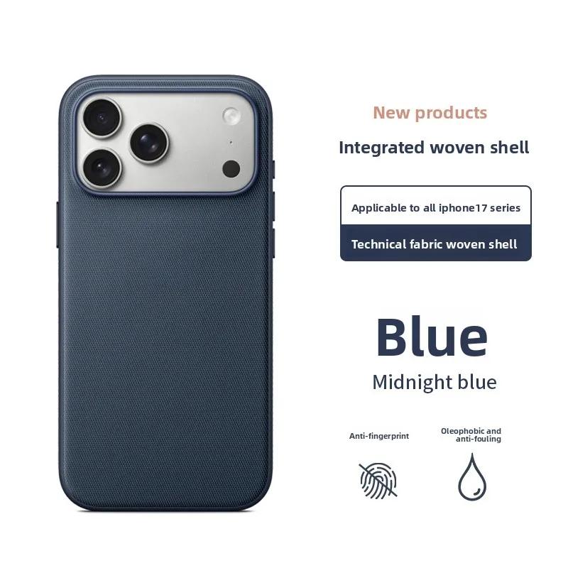 Coque tissée technologie haute qualité pour 18pro 17 16 15 14 13 18 Pro Max 17Air Officielle Pour Magsafe Housse de protection