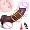 Black Penis Telescopic Heating Dildo Vibrator Massage Huge Realistic Dildos Vibrators for Women Masturbator Sexy Adult Sex Toys