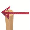 1PC Center Finder Woodworking Square 45/90 Degree Right Angle Line Gauge Aluminum Center Scribe Carpenter Ruler Wood Measuring Tool