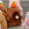 Ciondolo Capibara Simulato Portachiavi Capibara Peluche Multicolore Capibara Cartone Animato Animale Soffice Carino Giocattolo Accessori