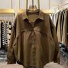 Lapel Shirt Women's New Spring Autumn Loose Style Long-sleeved Top Jacket