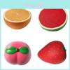 Extrem Groß Weich Quetschbar Wassermelone Orange Erdbeere Pfirsich Langsam Aufgehend Stressabbau Spielzeug