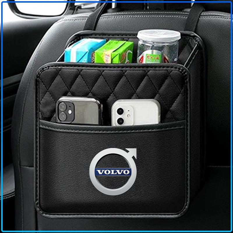 Car Seat Back tissue Box Auto Sunshade Armrest Box Paper Bag For Volvo XC90 XC60 XC70 XC40 V90 V60 V40 C70 C30 S80
