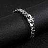 Kalen 10/12/13MM Cubaanse Ketting Zwaar Armband Glanzende Ketting voor Mannen 316L Roestvrij Staal Goudkleurig Sieraden Verjaardagsfeest Cadeau