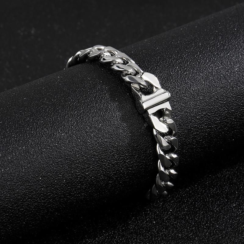 Kalen 10/12/13MM Cubaanse Ketting Zwaar Armband Glanzende Ketting voor Mannen 316L Roestvrij Staal Goudkleurig Sieraden Verjaardagsfeest Cadeau