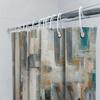 Abstract Art Shower Curtain Modern Colorful Watercolor Design For Bathroom Decor, 72X84 Inches (183Cm X 213Cm)