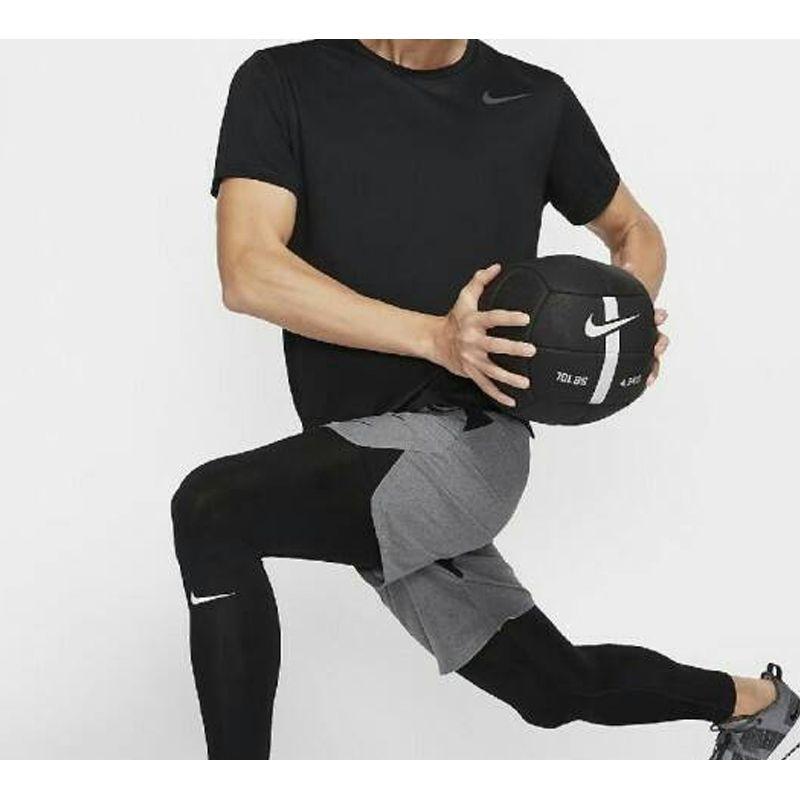 Nike Pro Casual Print Logo Crew Neck Short Sleeve T-Shirt Men Tops Black CJ4612-010